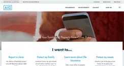 Desktop Screenshot of aig.com