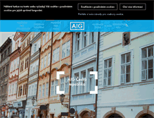 Tablet Screenshot of aig.cz